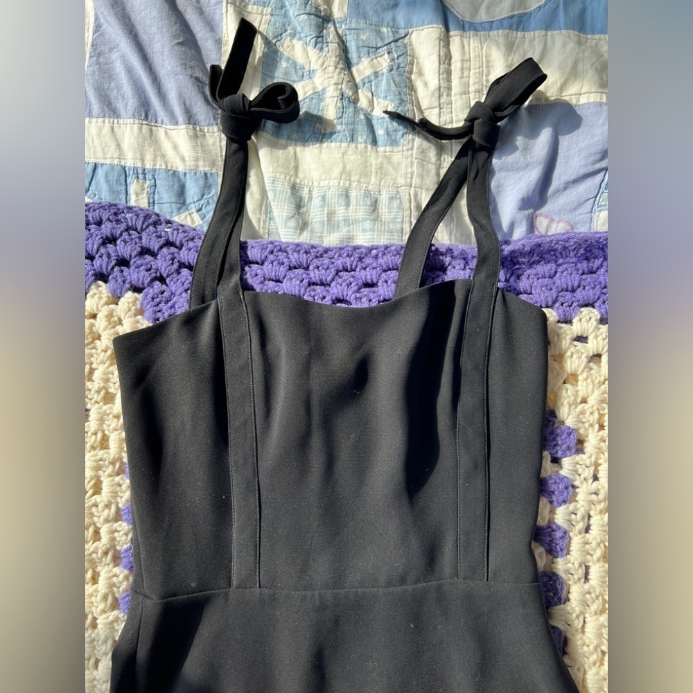 Sunday Best Weller Black Fit Flare Mini Dress Feminine Party Size 00 - Picture 4 of 16